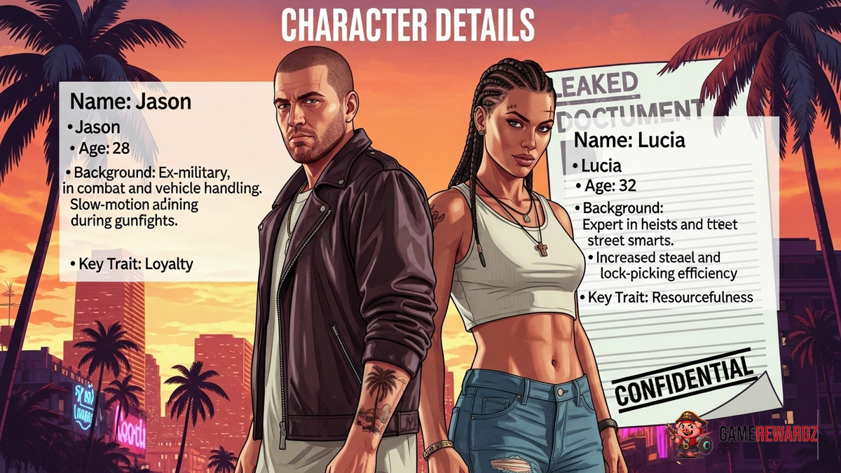GTA 6 Character Details Revealed